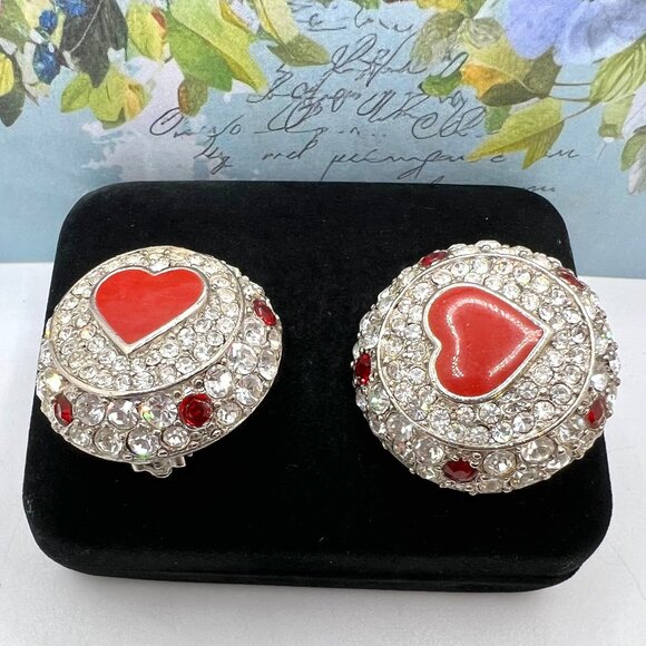 Christian Dior Boutique "Love is in the Air" CLIP Earrings - Picture 5 of 7